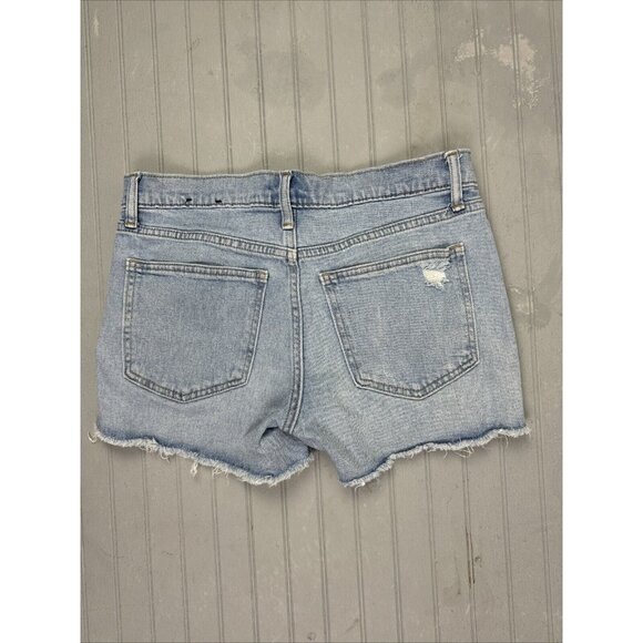Gap Size 25 Womens  3" Shorts Denim Jeans Cut Off Distress Low Rise Ligh… - Picture 3 of 3